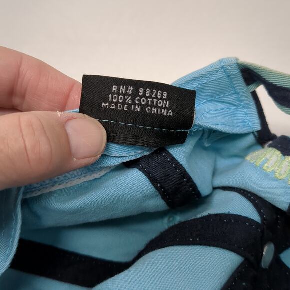 The Paddock Saddlery Slideback Baseball Cap Blue One Size Alternative Apparel - Picture 10 of 10